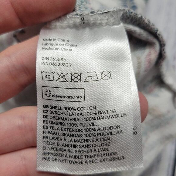 H & M Floral Paisley Crew Neck Tee Shirt - Picture 6 of 6